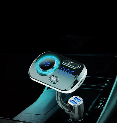 Car Mp3 Bluetooth Player Bc49Aq Bluetooth 5.0 Lossless Music Atmosphere Light Car Bluetooth Mp3