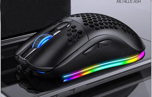 E-Sports Mechanical Wired Gaming Mouse With Rgb Glow - Prime Cart X