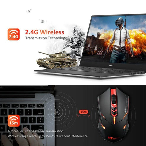 Power-Saving Silent Luminous Wireless Mouse - Prime Cart X